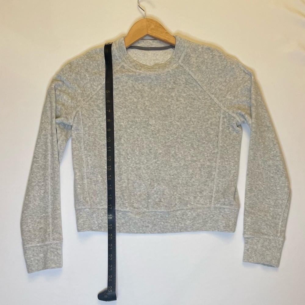 Lululemon Warm Down Crew in
Heathered Core Ultra Light Grey - Picture 3 of 6